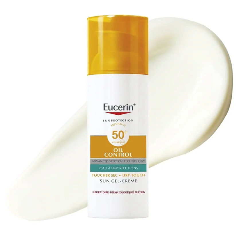 EUCERIN Sun Oil Control Gel-Crème SPF50+ Toucher Sec