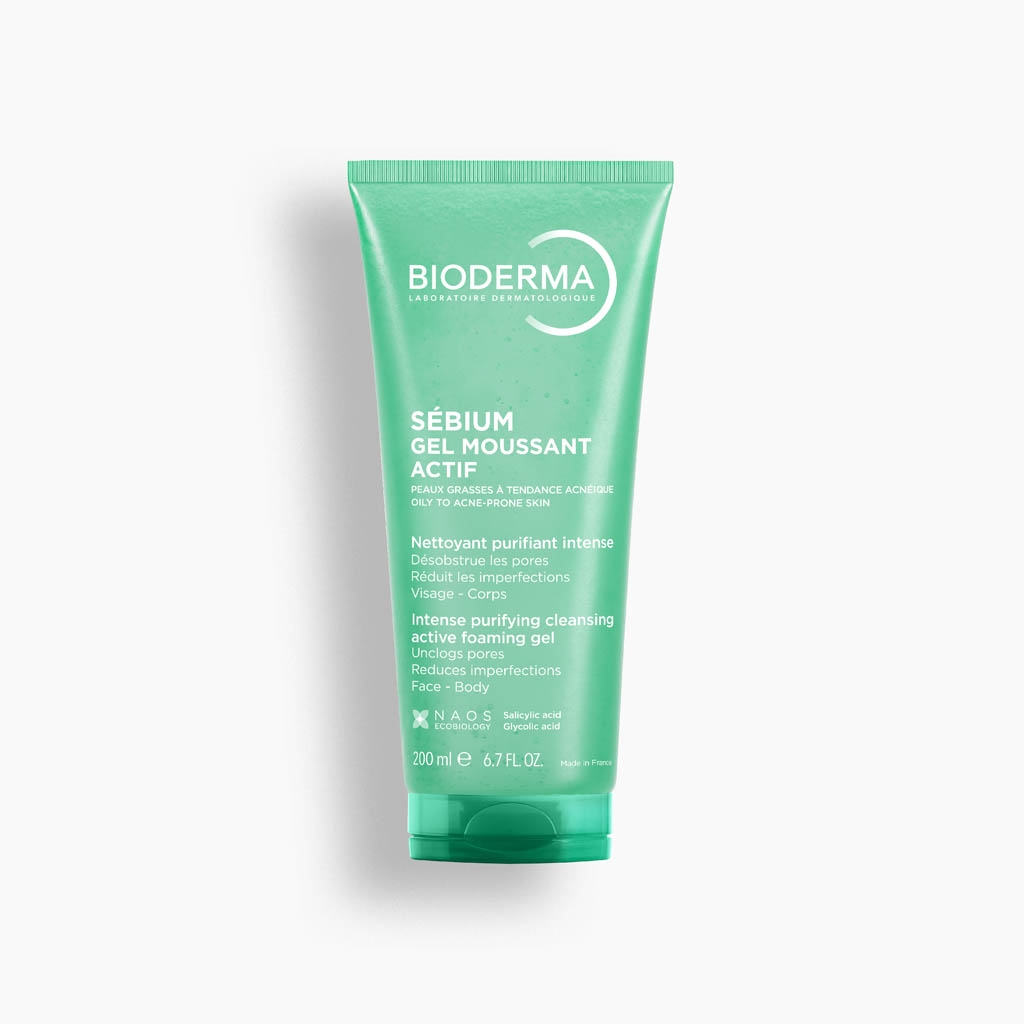 Bioderma Sébium Gel Moussant Actif — Peaux Grasses à Tendance Acnéique