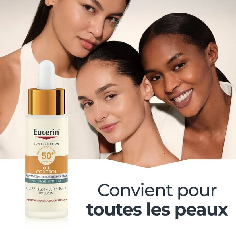 EUCERIN Sun Oil Control Sérum Solaire Ultra-Léger SPF50+ – Image 6