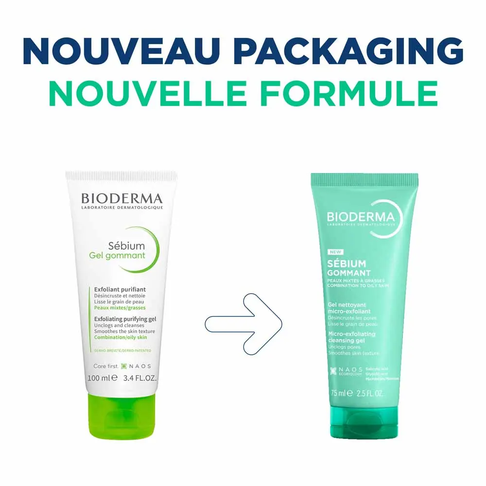 Bioderma Sébium Gommant — Gel Nettoyant Micro-Exfoliant (nouvelle formule globale) – Image 4