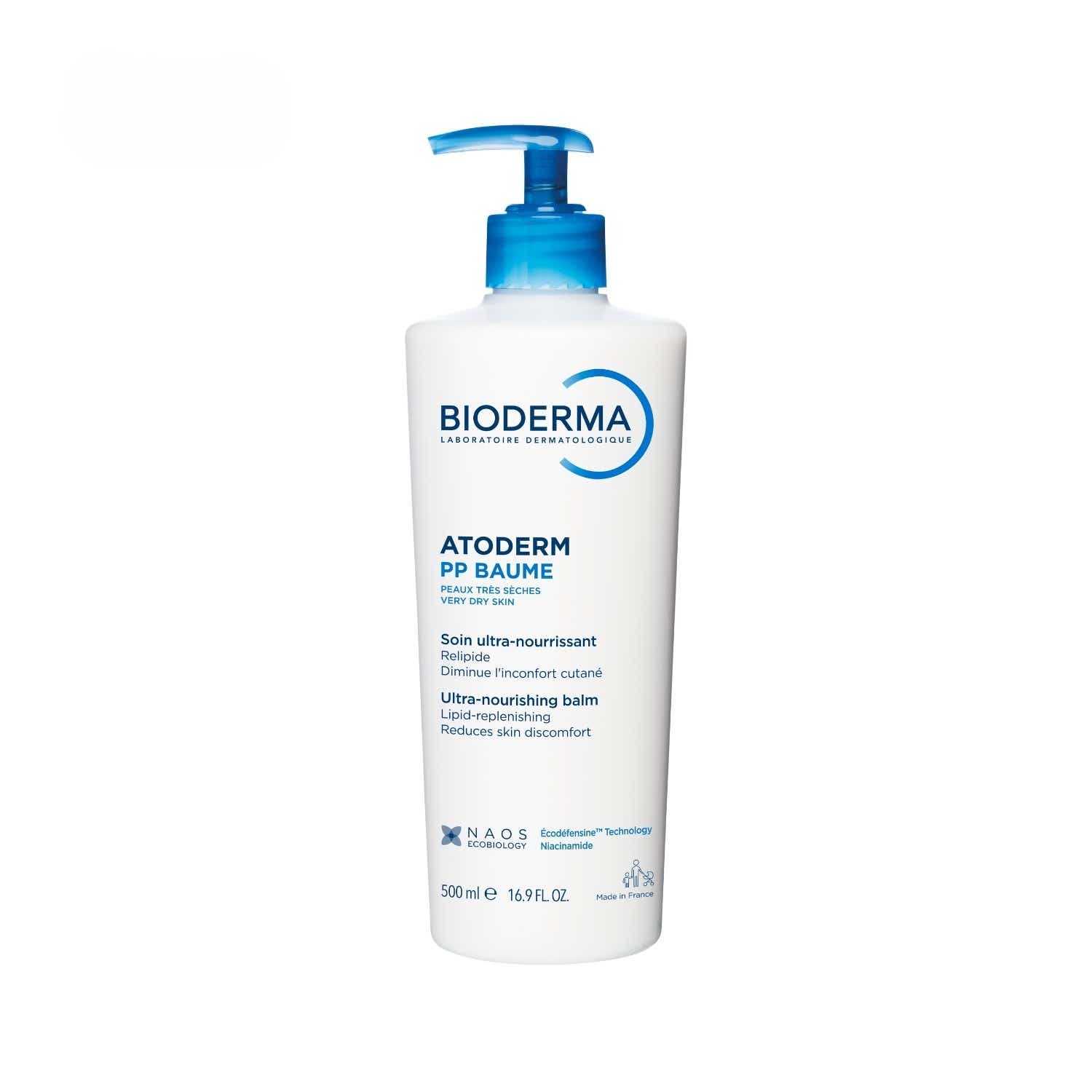 Bioderma Atoderm PP Baume 500ml — Soin ultra-nourrissant visage et corps