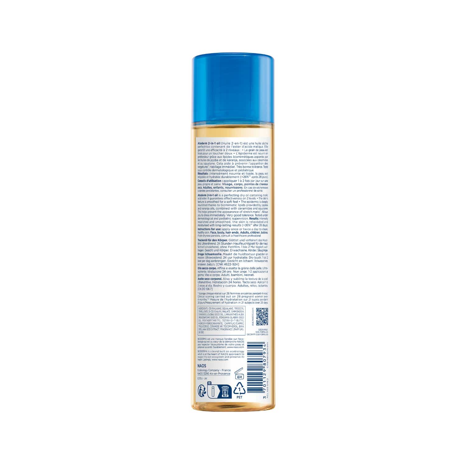 Bioderma Atoderm 2-en-1 Huile Sèche Corps 150ml — vue 2