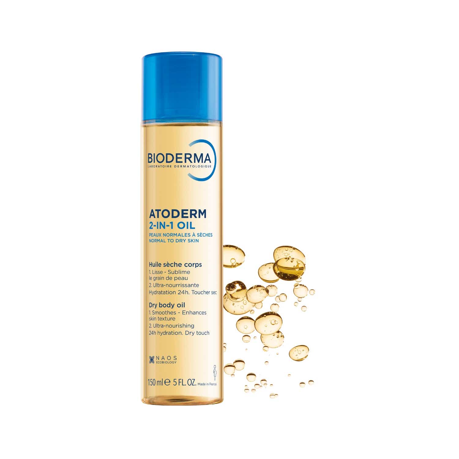 Bioderma Atoderm 2-en-1 Huile Sèche Corps 150ml — vue 4