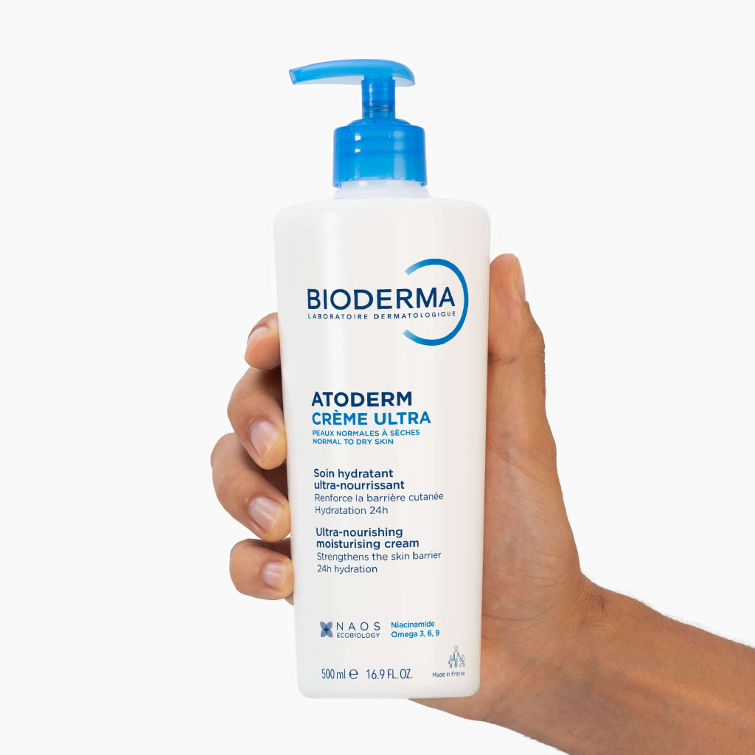 Bioderma Atoderm Crème Ultra — Soin Ultra-Nourrissant Visage et Corps 500ml