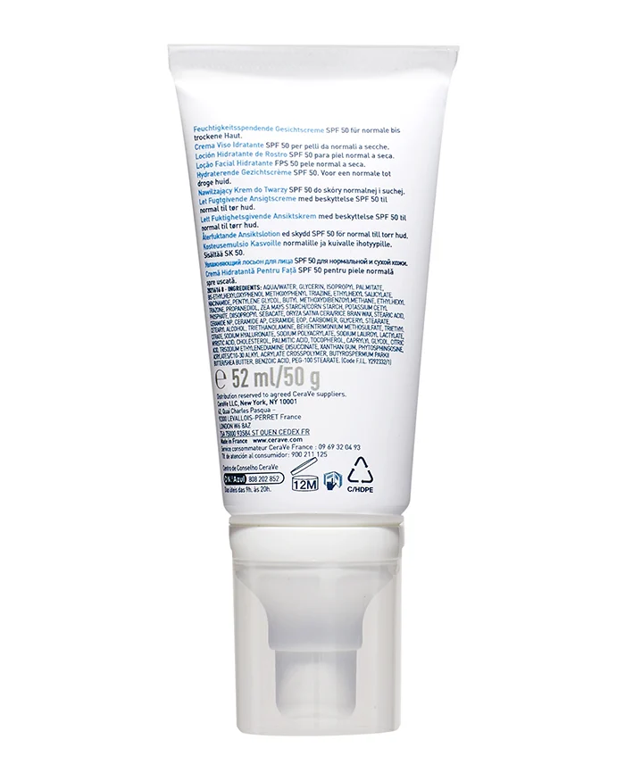 CeraVe Crème Hydratante Visage SPF50 – Image 2