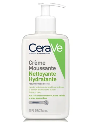 CeraVe Crème Moussante Nettoyante Hydratante