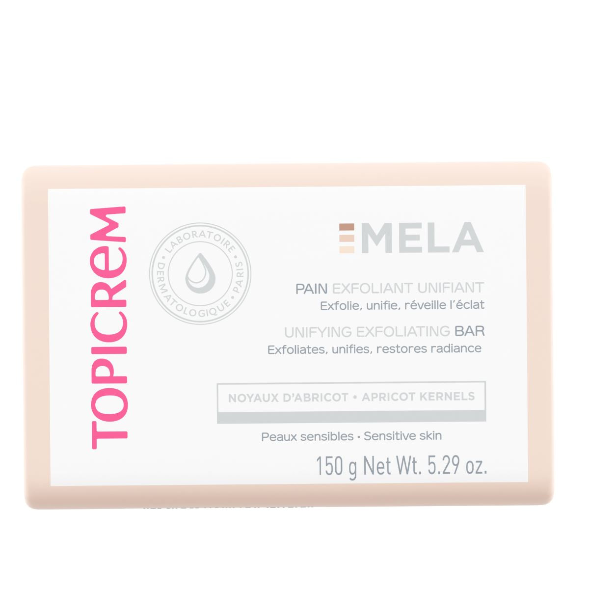 Topicrem MELA Savon Pain Exfoliant Unifiant 150g