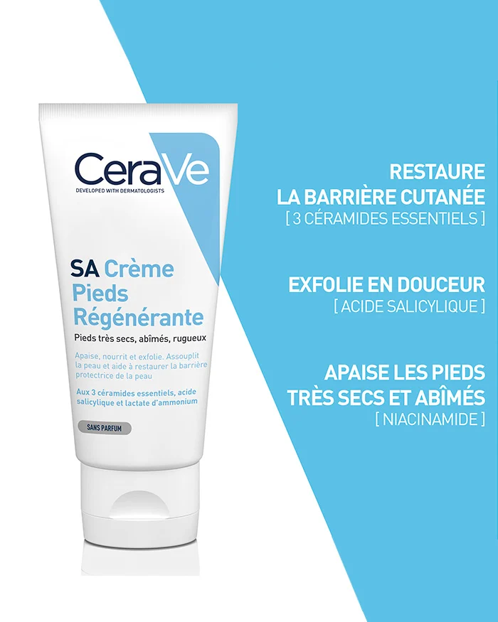 CeraVe SA Crème Pieds Régénérante à l'Acide Salicylique – Image 2