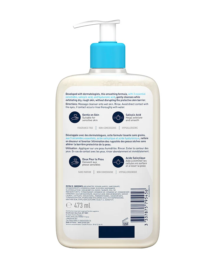 CeraVe SA Gel Nettoyant Anti-Rugosités à l'Acide Salicylique – Image 2