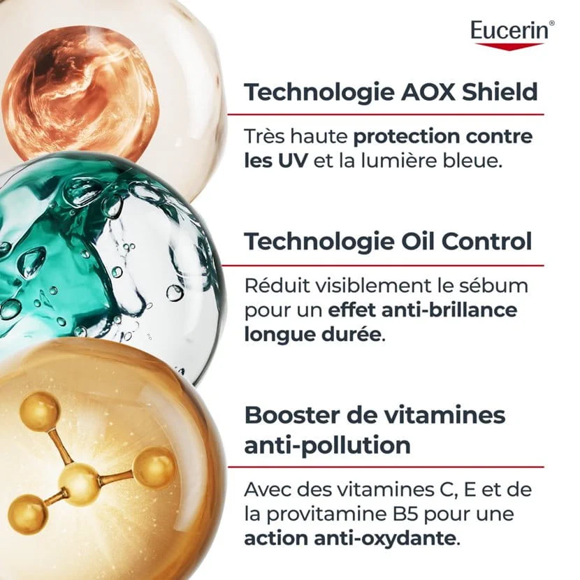 EUCERIN Sun Oil Control Sérum Solaire Ultra-Léger SPF50+ – Image 4