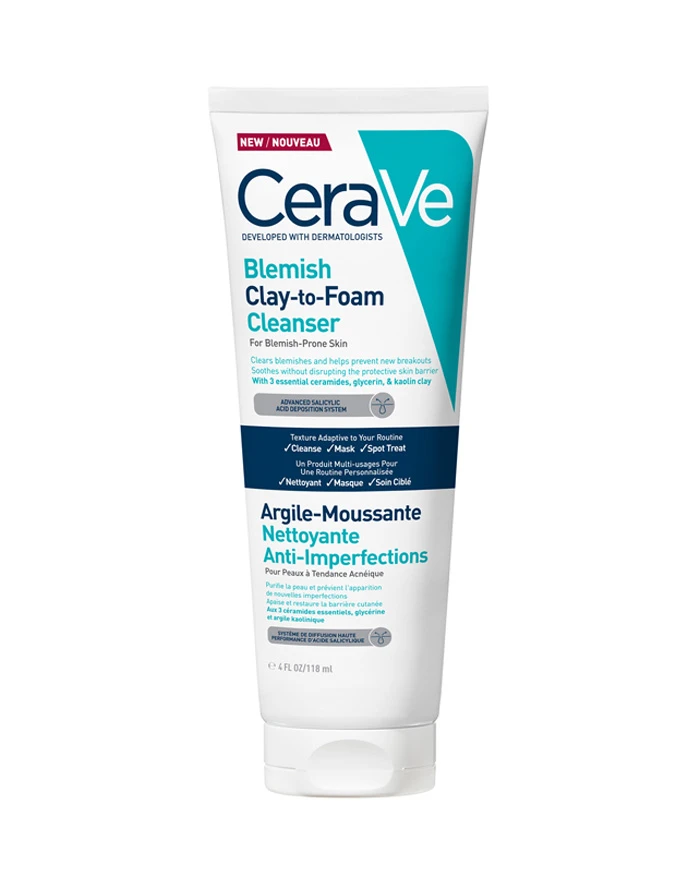 CeraVe Argile-Moussante Nettoyante Anti-imperfections
