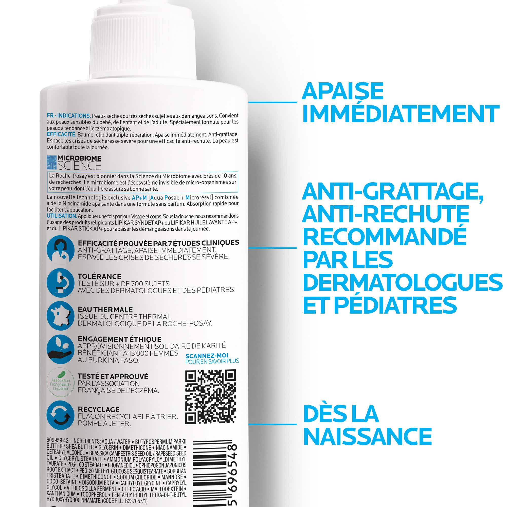 Lipikar Baume AP+M La Roche-Posay 400ml