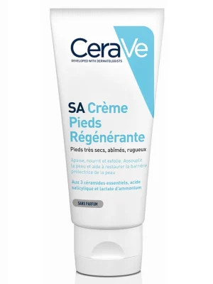 CeraVe SA Crème Pieds Régénérante à l'Acide Salicylique