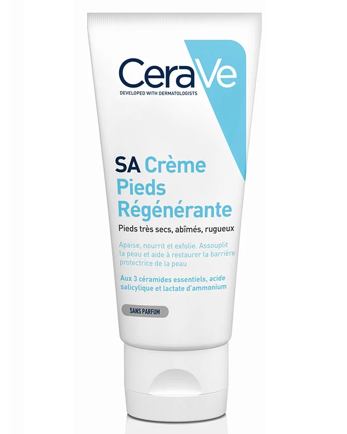 CeraVe SA Crème Pieds Régénérante à l'Acide Salicylique