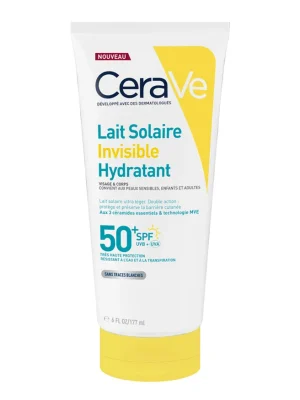 CeraVe Lait Solaire Invisible Hydratant SPF50+