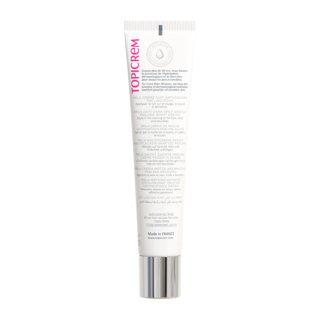 Topicrem MELA Crème Nuit Anti-Taches Peeling Doux - second angle