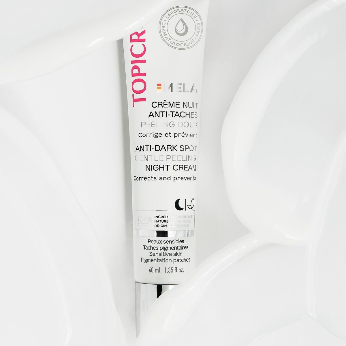 Topicrem MELA Crème Nuit Anti-Taches Peeling Doux 40ml